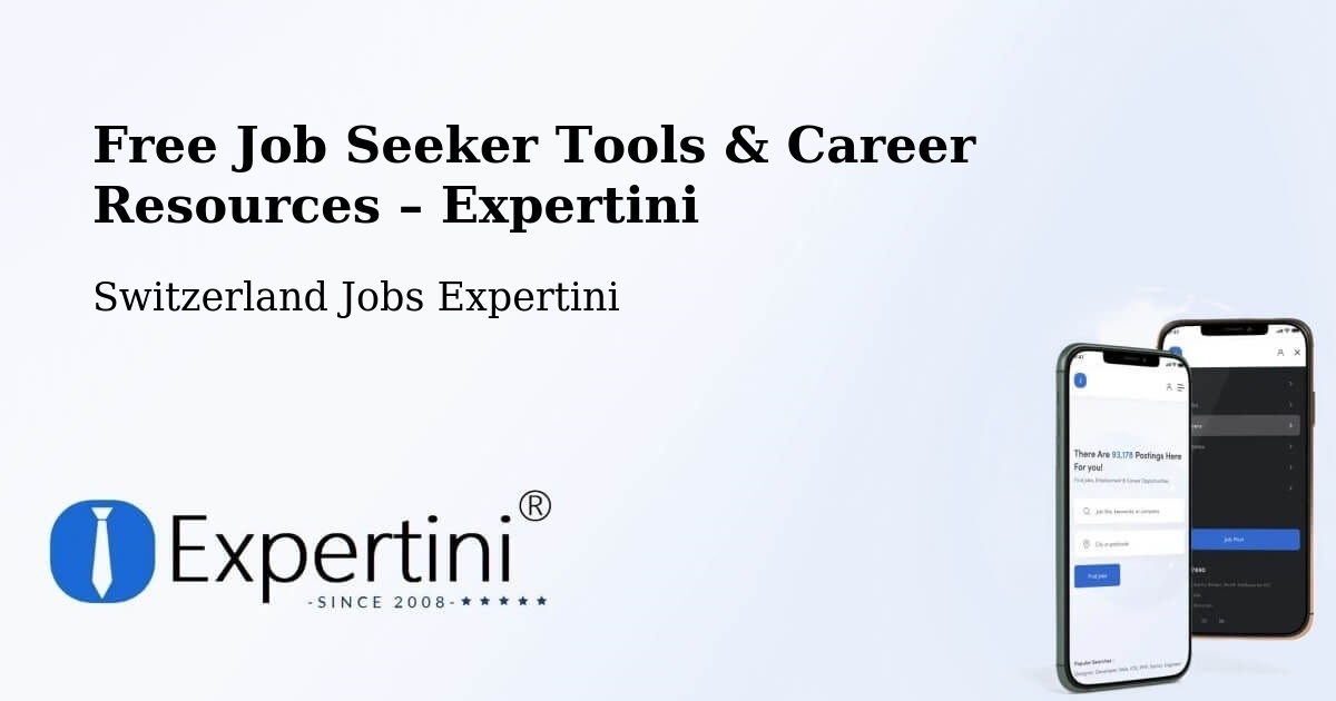 Free Job Seeker Tools & Career Resources – Gattikon - Gattikon, Switzerland Jobs Expertini